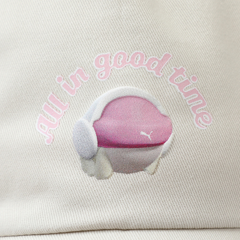puma彪马2025中性中性-ALL IN GOOD TIME AF BB Cap-雪白色弯沿帽02698202