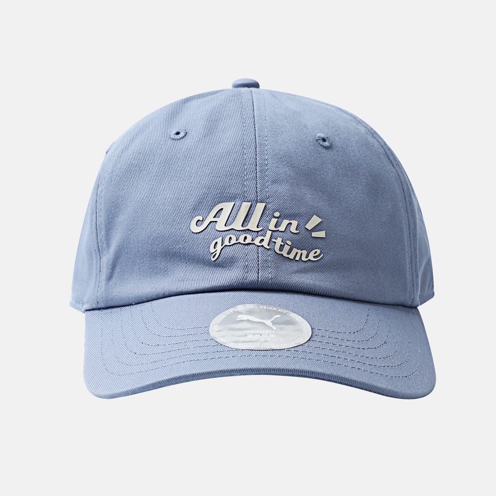 puma彪马2025中性中性-ALL IN GOOD TIME AF BB Cap-蓝灰色弯沿帽02698201