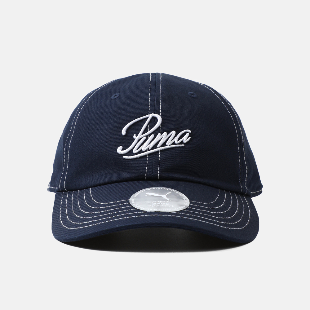 puma彪马2025中性中性-PUMA SCRIPT AF BB Cap-海军蓝弯沿帽02698601