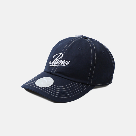 puma彪马2025中性中性-PUMA SCRIPT AF BB Cap-海军蓝弯沿帽02698601