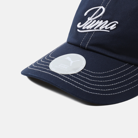 puma彪马2025中性中性-PUMA SCRIPT AF BB Cap-海军蓝弯沿帽02698601