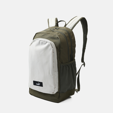 puma彪马2025中性中性-PUMA ACADEMY Backpack-暖白-橄榄色双肩包09069713