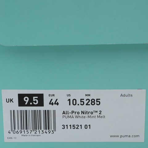 puma彪马2025中性中性-All-Pro Nitro™ 2-彪马白-薄荷蓝篮球系列31152101