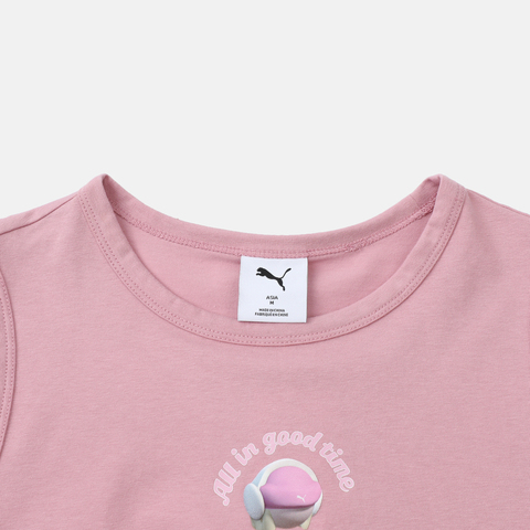 puma彪马2025女子女子-ALL IN GOOD TIME TANK W-新婚粉休闲背心63479765