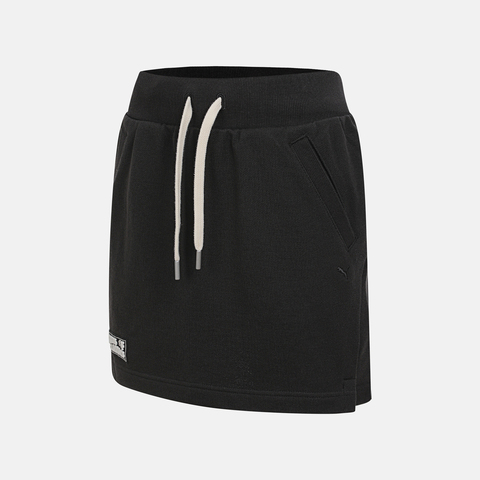 puma彪马2025女子女子-HAUS OF CLASSICS Knit Skirt W-黑色针织短裙63373201