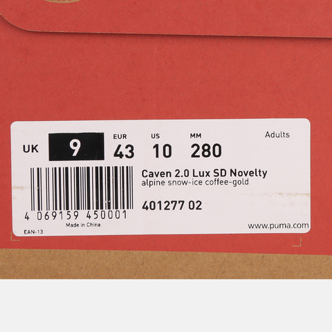 puma彪马2025中性中性-Caven 2.0 Lux SD Novelty-雪白色-冰咖色-金色Caven40127702