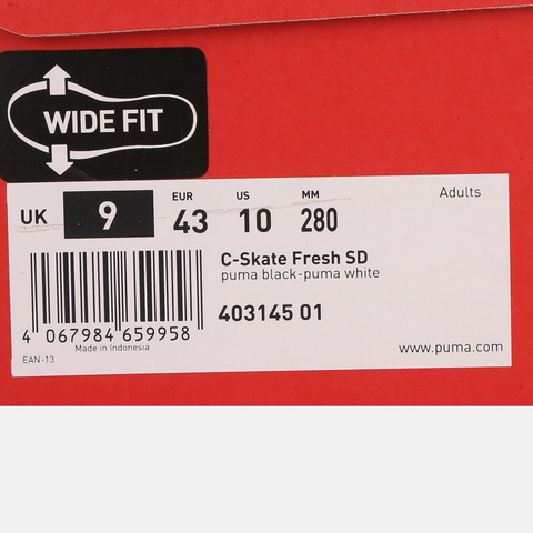 puma彪马2025男子男子-C-Skate Fresh SD-黑色-彪马白基础其他系列40314501