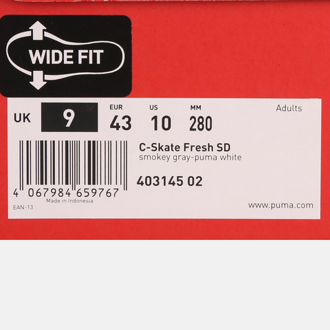 puma彪马2025男子男子-C-Skate Fresh SD-烟灰色-彪马白基础其他系列40314502