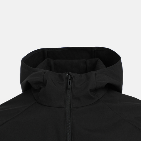 puma彪马2025男子男子-Jacquard Fleece Woven JKT-黑色梭织连帽外套69354401