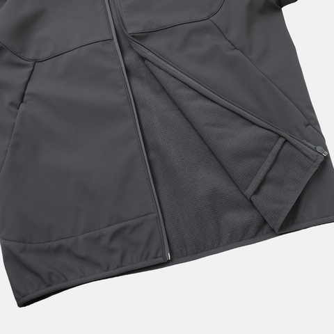 puma彪马2025男子男子-Jacquard Fleece Woven JKT-黄昏灰梭织连帽外套69354444