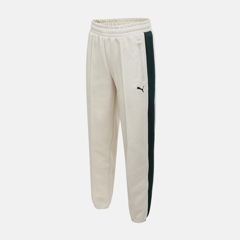 puma彪马2025女子女子-PRIME RETRO T7 PANTS LATE ADD-雪白色针织长裤69300387