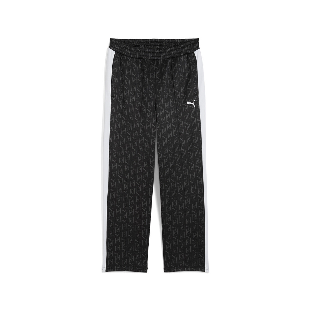 puma彪马2025男子男子-T7 AOP Relaxed Track Pants PT-黑色针织长裤63454701