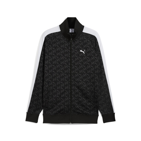 puma彪马2025男子男子-T7 AOP Track Jacket PT-黑色针织无帽外套63453701