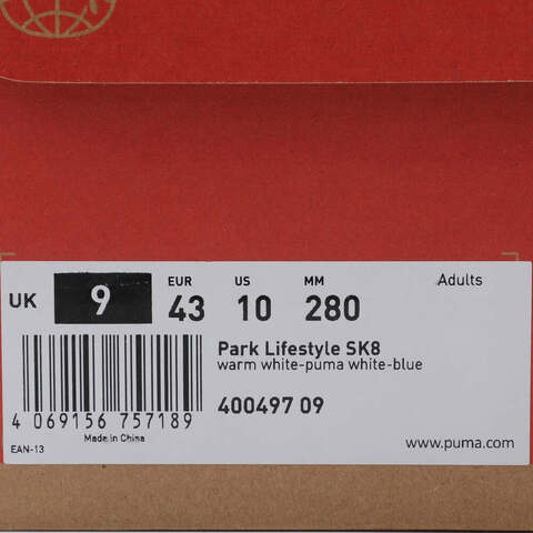 puma彪马2025中性中性-Park Lifestyle SK8-暖白-彪马白-藏青色Park40049709