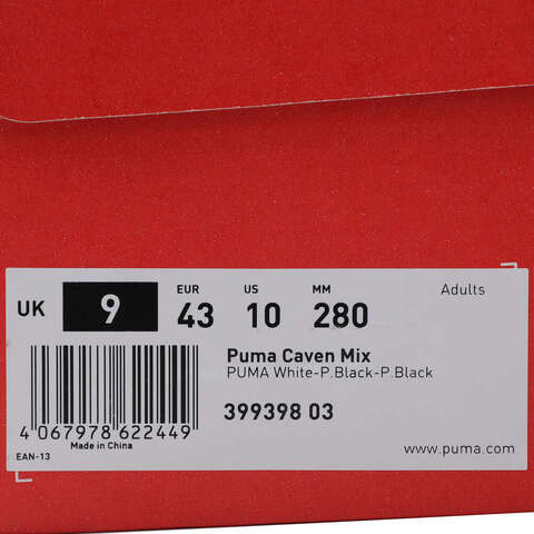 puma彪马2025中性中性-Puma Caven Mix-彪马白-黑色-黑色Caven39939803