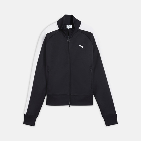 puma彪马2025女子女子-T7 ALWAYS ON Short Track Jacket-海军蓝针织无帽外套63196516