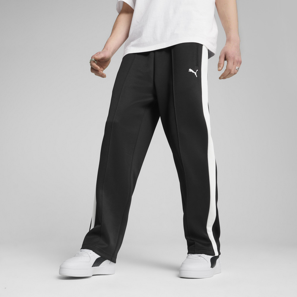 puma彪马2025男子男子-T7 ALWAYS ON Relaxed Track Pants DK op-黑色针织长裤63186401