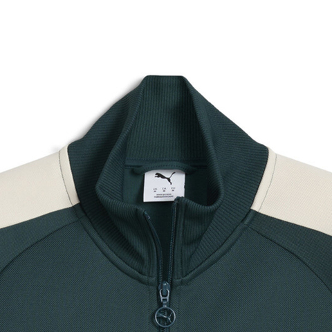 puma彪马2025男子男子-T7 ALWAYS ON Track Jacket DK-淡绿-雪白色针织无帽外套63185875