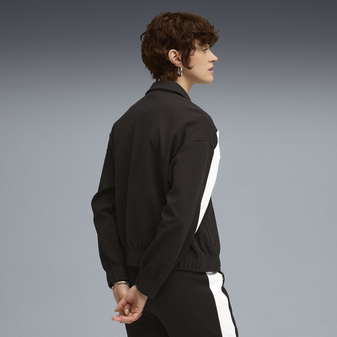 puma彪马2025女子女子-T7 Relaxed Track Jacket-黑色针织无帽外套63396001