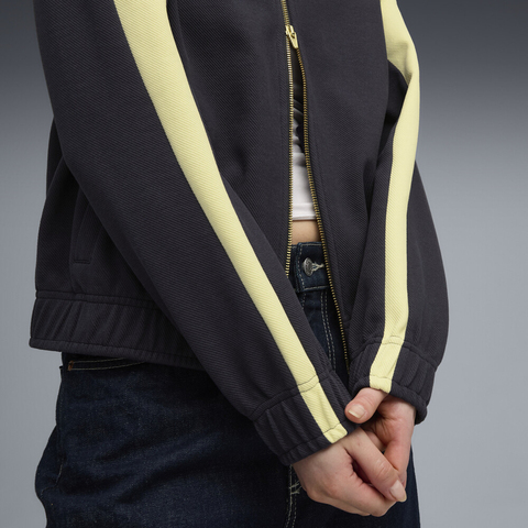 puma彪马2025女子女子-T7 Relaxed Track Jacket-海军蓝针织无帽外套63396016