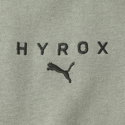 puma彪马2025男子男子-M PUMA x HYROX LIFESTYLE-淡绿色针织无领短T52757682