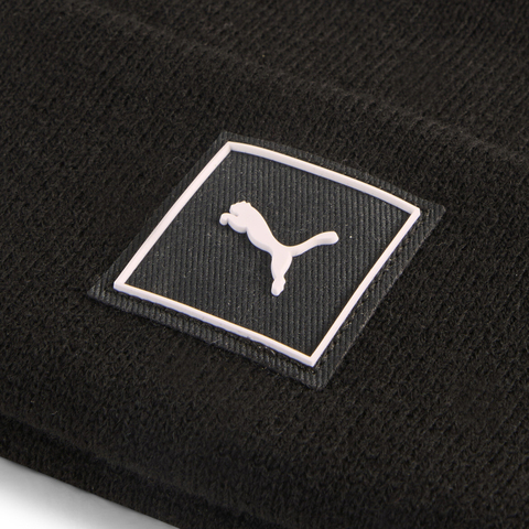 puma彪马2025中性中性-WARDROBE ESS High Crown Beanie-黑色针织帽02640901