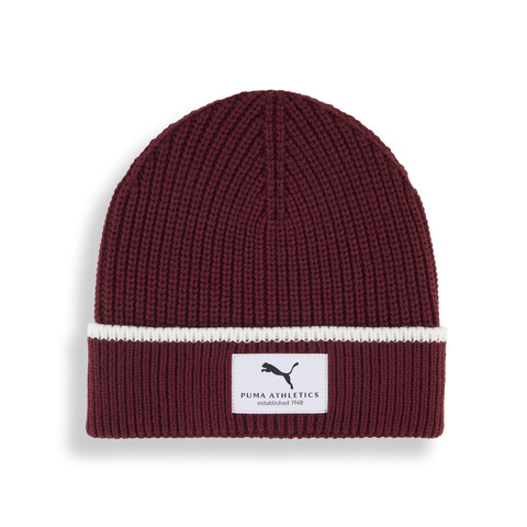 puma彪马2025中性中性-PUMA CLASS Mid Crown Beanie-酒红色针织帽02641302