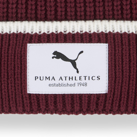 puma彪马2025中性中性-PUMA CLASS Mid Crown Beanie-酒红色针织帽02641302