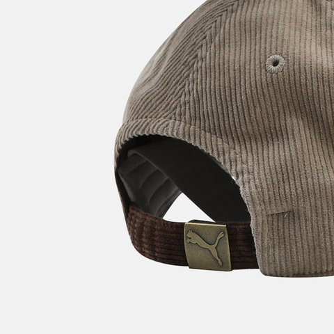 puma彪马2025中性中性-PUMA CAT CORDUROY LC  BB Cap-棕褐色弯沿帽02638401