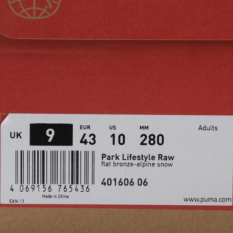 puma彪马2025中性中性-Park Lifestyle Raw-棕色-雪白色Park40160606
