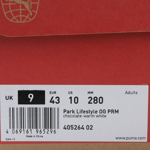 puma彪马2025中性中性-Park Lifestyle OG PRM-巧克力色-暖白Park40526402