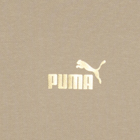 puma彪马2025男子男子-MAXIMAL METALLIC Relaxed Crew FL-冰咖色针织无帽卫衣63467555