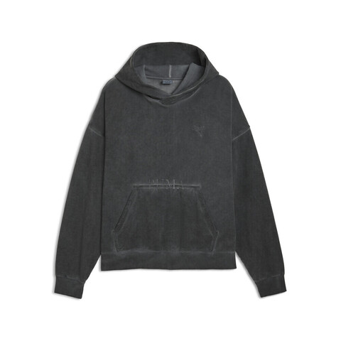 puma彪马2025中性中性-WASHED OUT Graphic Boxy Hoodie-黄昏灰针织连帽卫衣63530244
