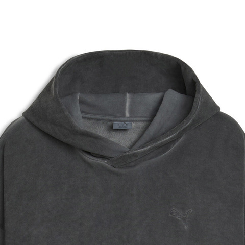 puma彪马2025中性中性-WASHED OUT Graphic Boxy Hoodie-黄昏灰针织连帽卫衣63530244