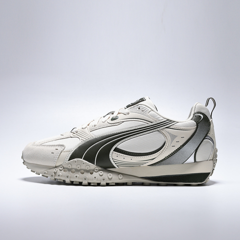 puma彪马2025中性中性-Blktop Rider V2 CM-雪白色-深橄榄色-银色Blktop40666304