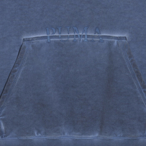 puma彪马2025中性中性-WASHED OUT Graphic Boxy Hoodie-深靛蓝色针织连帽卫衣63530280
