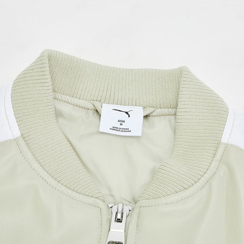 puma彪马2025中性中性-T7 Pleather Bomber-沙砾灰薄棉服63631968