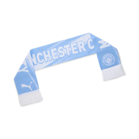 puma彪马2025中性中性-MCFC ESS Scarf-浅蓝色-彪马白围巾05482501