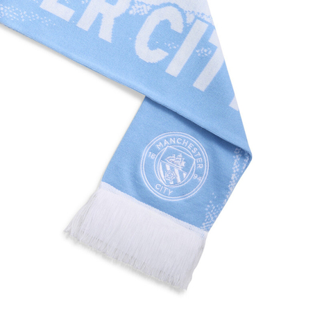 puma彪马2025中性中性-MCFC ESS Scarf-浅蓝色-彪马白围巾05482501