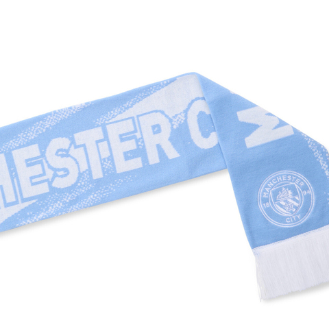 puma彪马2025中性中性-MCFC ESS Scarf-浅蓝色-彪马白围巾05482501