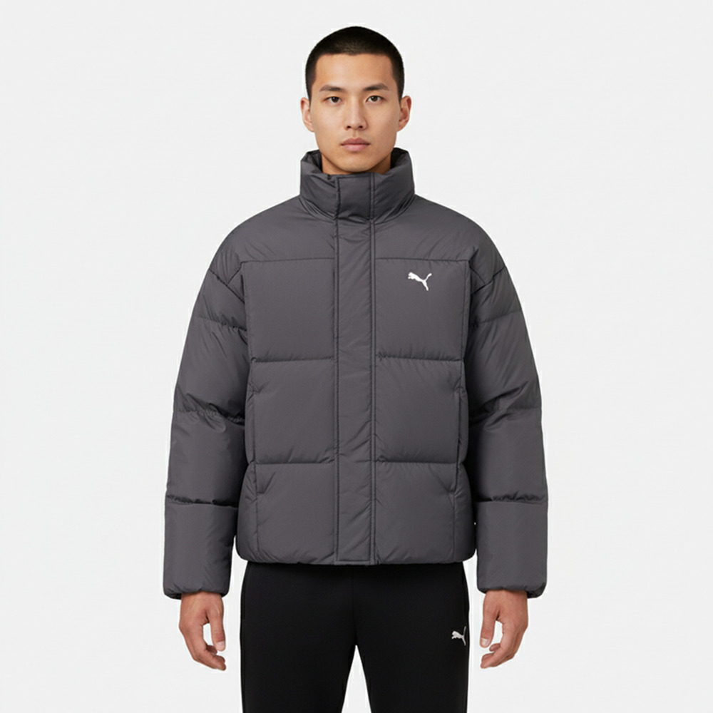 puma彪马2025中性中性-CLASSICS Relaxed Down Jacket-炭黑色厚羽绒服-中63163613