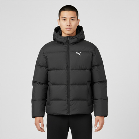 puma彪马2025男子男子-ESS+ Down Jacket-黑色厚羽绒服-中69291001