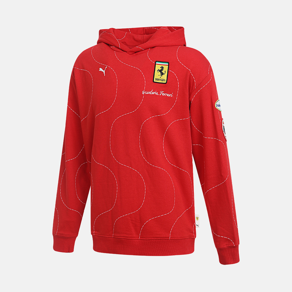 puma彪马2025男子男子-Ferrari Monza Hoodie-赛车红针织连帽卫衣63275702