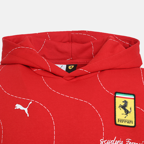 puma彪马2025男子男子-Ferrari Monza Hoodie-赛车红针织连帽卫衣63275702