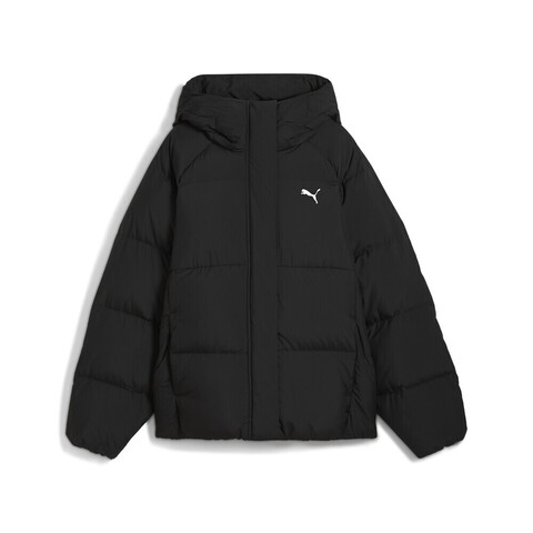 puma彪马2025女子女子-Hooded Down Puffer Jacket-黑色厚羽绒服-短69104501