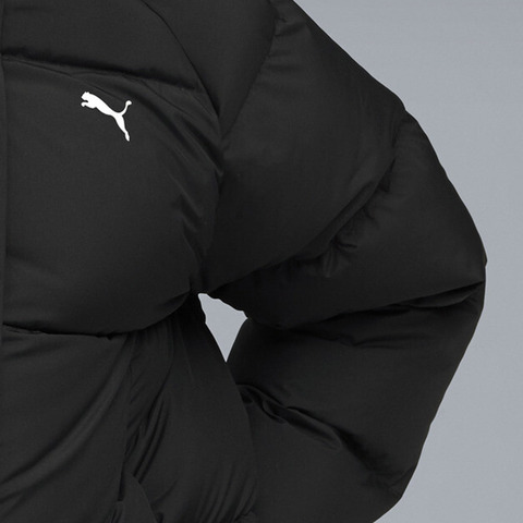 puma彪马2025女子女子-Hooded Down Puffer Jacket-黑色厚羽绒服-短69104501