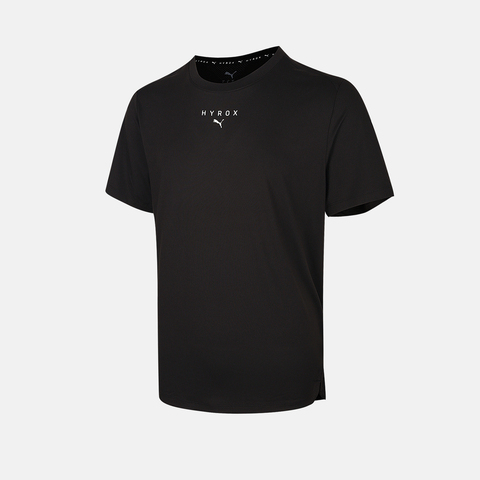 puma彪马2025男子男子-M PUMA x HYROX LIFESTYLE-黑色针织无领短T52754001