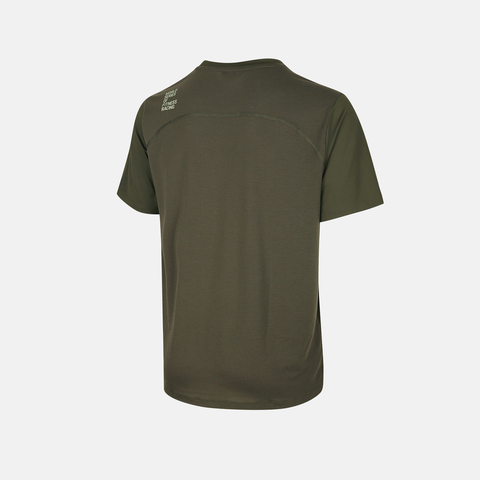 puma彪马2025男子男子-M PUMA x HYROX LIFESTYLE-深橄榄色针织无领短T52754070