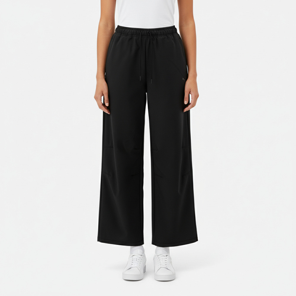 puma彪马2025女子女子-WARDROBE ESS Parachute Woven Pants W-黑色梭织长裤63631601