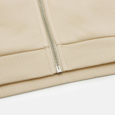 puma彪马2025女子女子-RETRO TAPE FZ Jacket DK W-雪白色针织无帽外套63631787